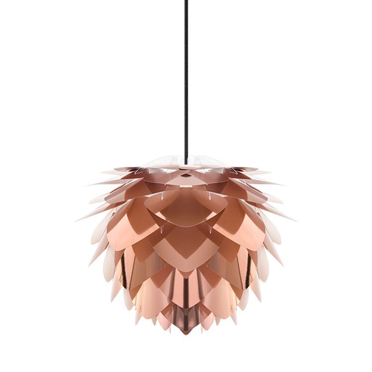 Umage Silvia Mini hanglamp Ø32 zwart snoer, koper