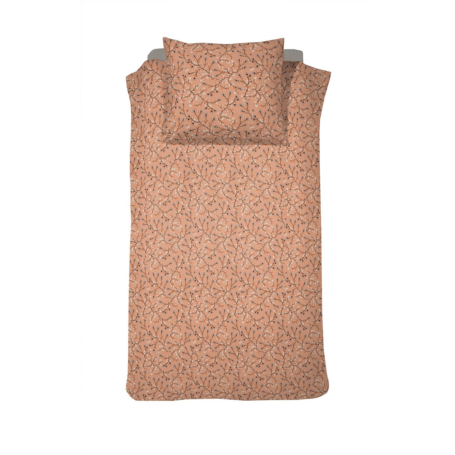 Cinderella Merel Dekbedovertrek 140 x 200/220 cm - Terra Rose