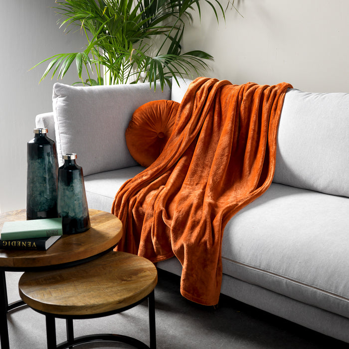 Dutch Decor plaid HARVEY - 150x200 cm Potters Clay