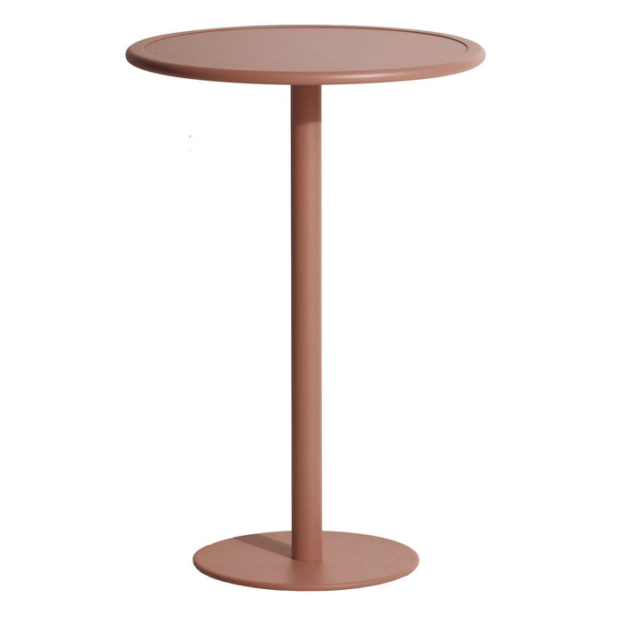 Week-end bistrotafel Ø70 H105 Terracotta