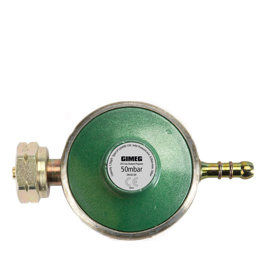 Gimeg gasdrukregelaar Uni. 50 mb Kombi X slangpilaar