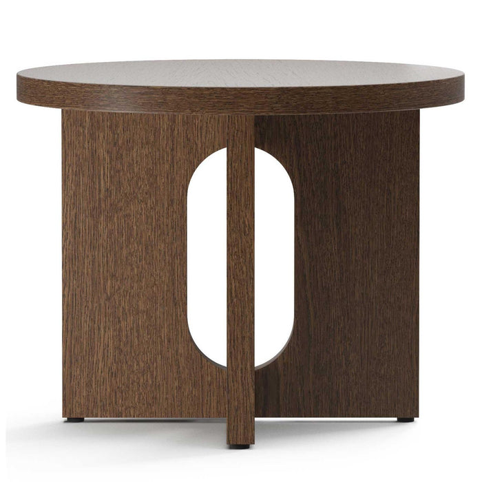 Audo Copenhagen Androgyne bijzettafel Ø50 donker eiken