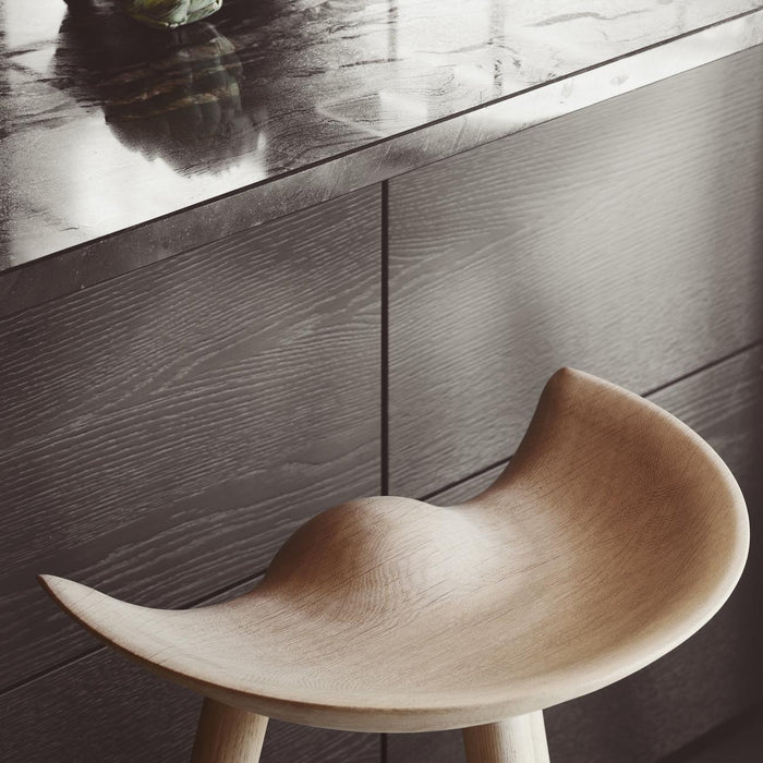 Audo Copenhagen ML42 barkruk H81 zwart gebeitst beuken, koper