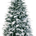 Oslo Snow Pine kunstkerstboom - 150 cm - groen - Ø 88 cm - 1.110 tips