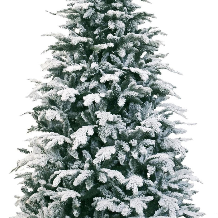 Oslo Snow Pine kunstkerstboom - 150 cm - groen - Ø 88 cm - 1.110 tips