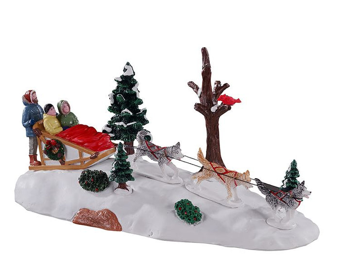 Lemax - 'Dog Sledding Afternoon' - Figuur