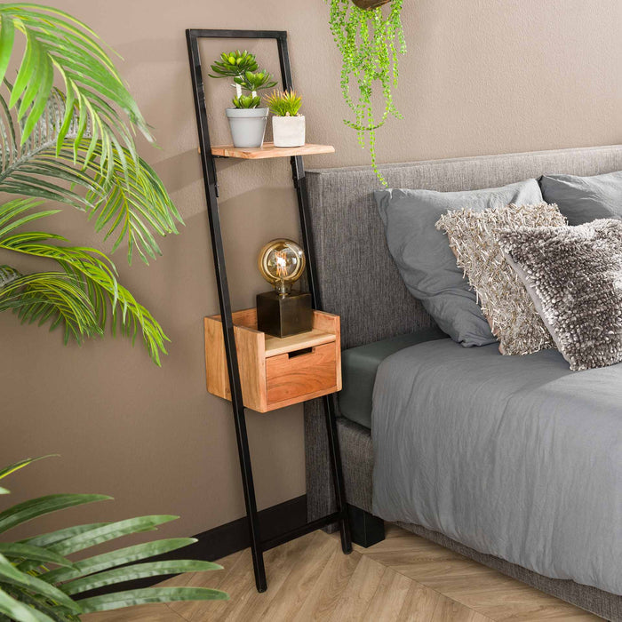 by fonQ  Marly Nachtkastje - Acaciahout