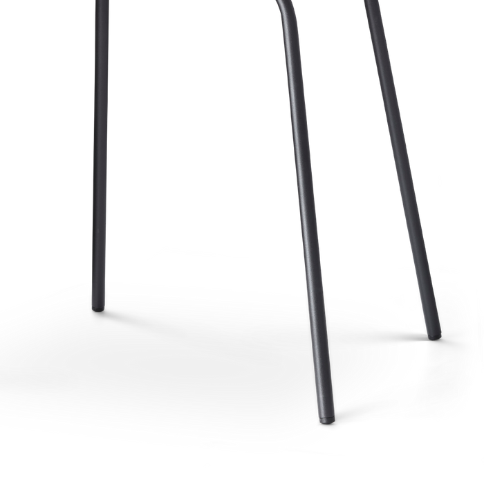 Nolon Nora-Mae Eetkamerstoel Bouclé Taupe - Armleuning - Zwarte Poten