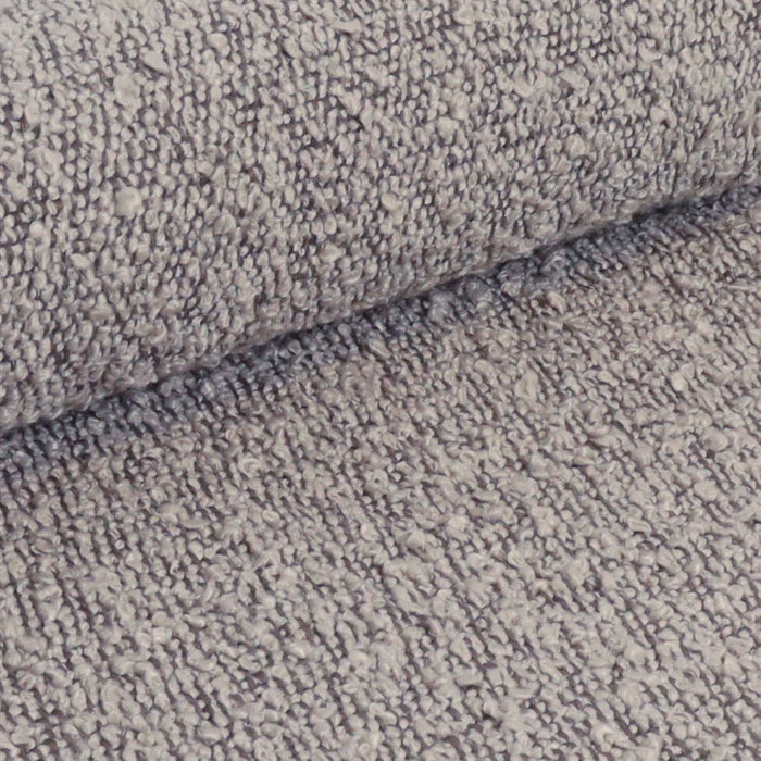 Nolon Nora-Mae Eetkamerstoel Bouclé Taupe - Armleuning - Zwarte Poten