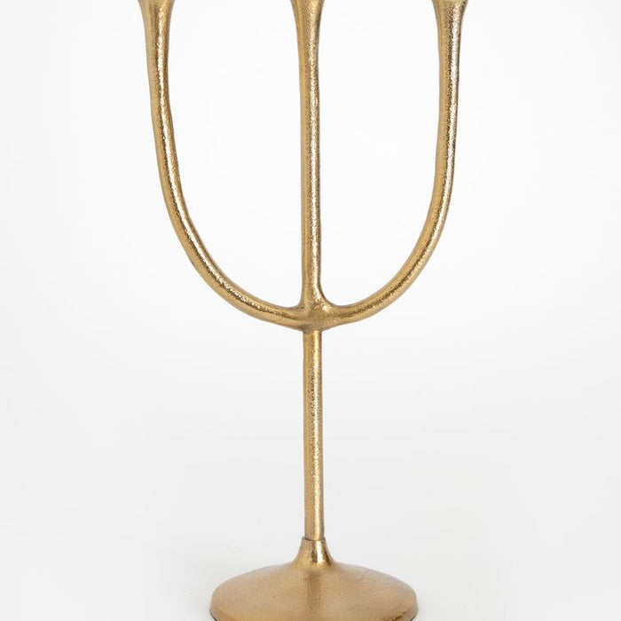 Sissy-Boy Goudkleurige kandelaar met 3 armen