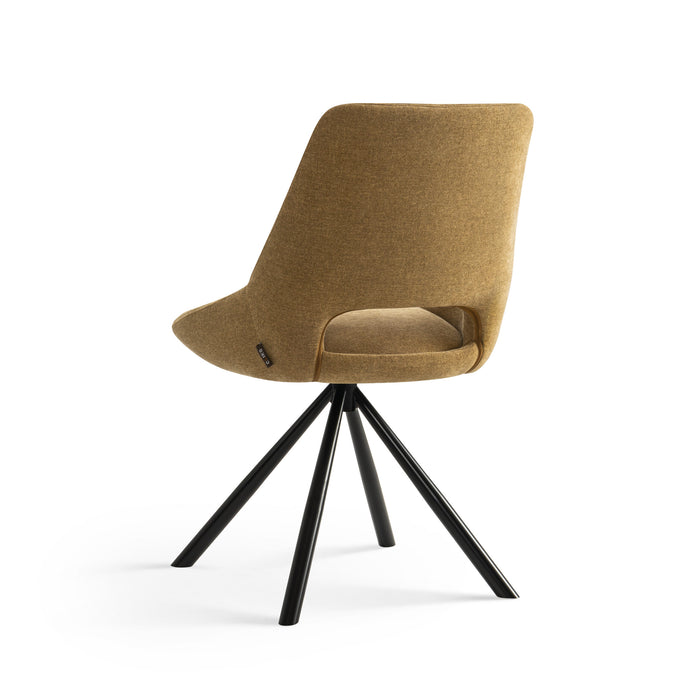 Furnihaus Eetkamerstoel Tosca Mosterd Geel Stof