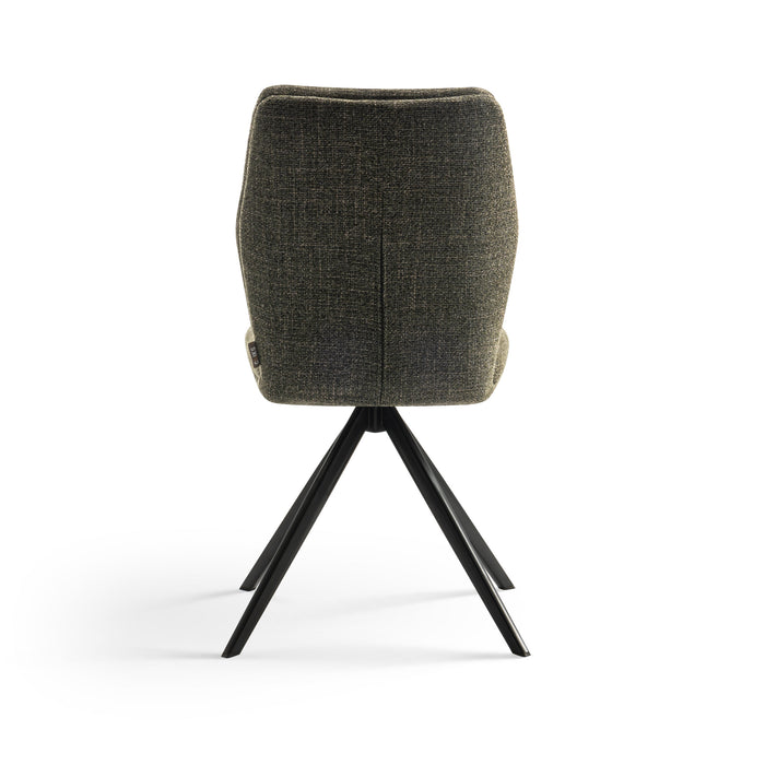 Furnihaus Eetkamerstoelen set van 2 - Emma - Groen - Stof