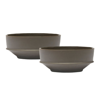 SERAX - Kelly Wearstler - Dune Kom Ø 14,5 cm - Slate - Set van 2