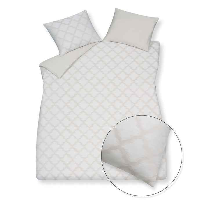 Vandyck Purity Napoli Dekbedovertrek 200 x 200/220 cm - Cream Tan
