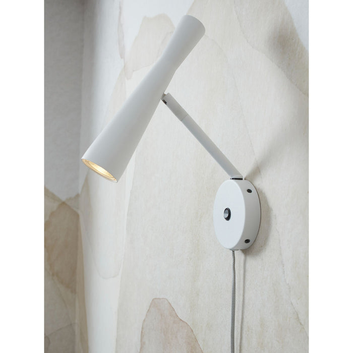 it's about RoMi Wandlamp Bordeaux - Wit - 10.5x26x34.5cm