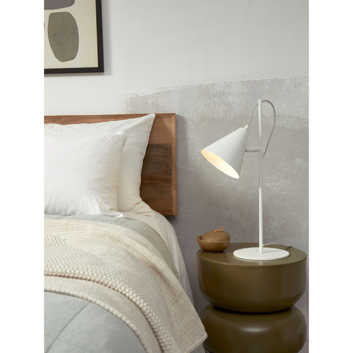 it's about RoMi Tafellamp Lisbon - Wit - 18x29x50.5cm