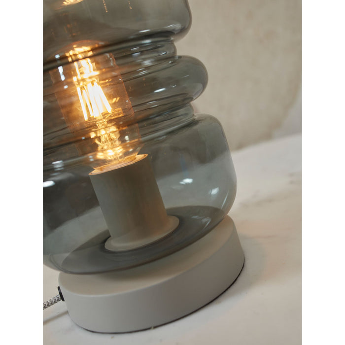 it's about RoMi Tafellamp Verona - Grijs - 15x15x23cm