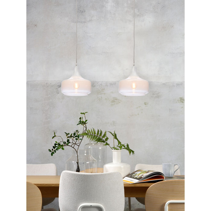 it's about RoMi Hanglamp Reykjavik - Wit - 20x20x21cm