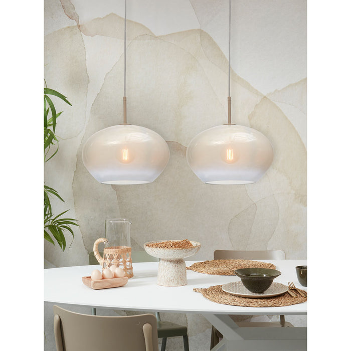 it's about RoMi Hanglamp Bologna - Wit - 35x35x23cm