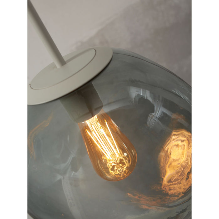 it's about RoMi Hanglamp Helsinki - Grijs - 26x26x37.5cm