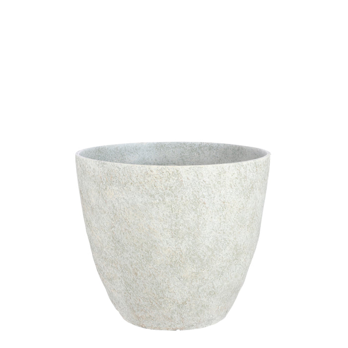 Mica Decorations Bravo Bloempot voor buiten - Ø38cm - Lichtgrijs Slate