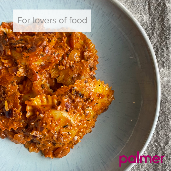 Palmer Bord diep Light Blue Sea 22 cm Blauw Wit Stoneware 2 stuks