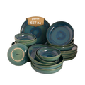Palmer Serviesset Miami Stoneware 6-persoons 24-delig Groen