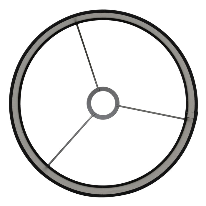 Light&living Kap cilinder 20-20-15 cm VELOURS zwart-taupe