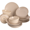 Mammoet Serviesset Spirit Stoneware 6-persoons 24-delig Wit