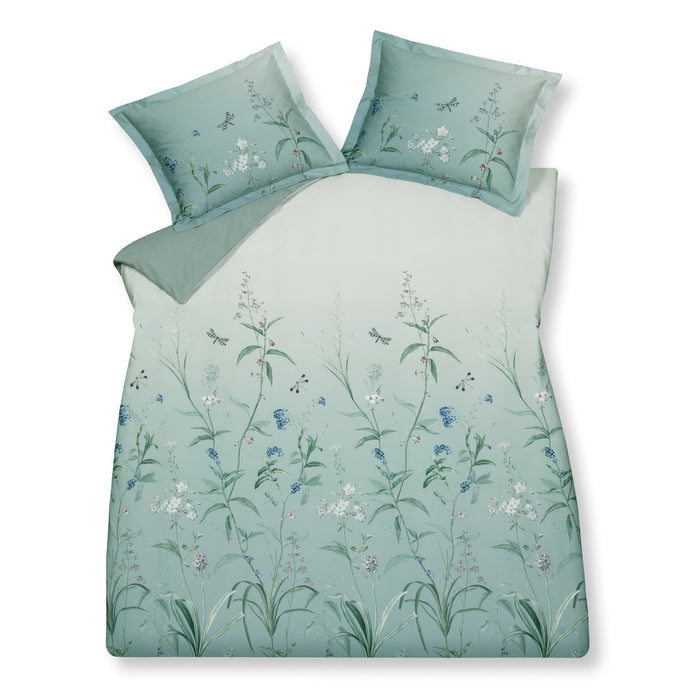 Vandyck - Dekbedovertrek BRIGHT SKY Pearl Blue 140x220 cm (satijnkatoe