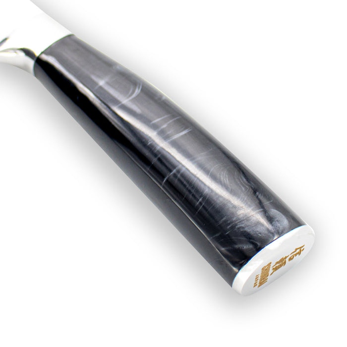 Shinrai Japan - Japanse Damascus Print Onyx Epoxy - Nakiri mes