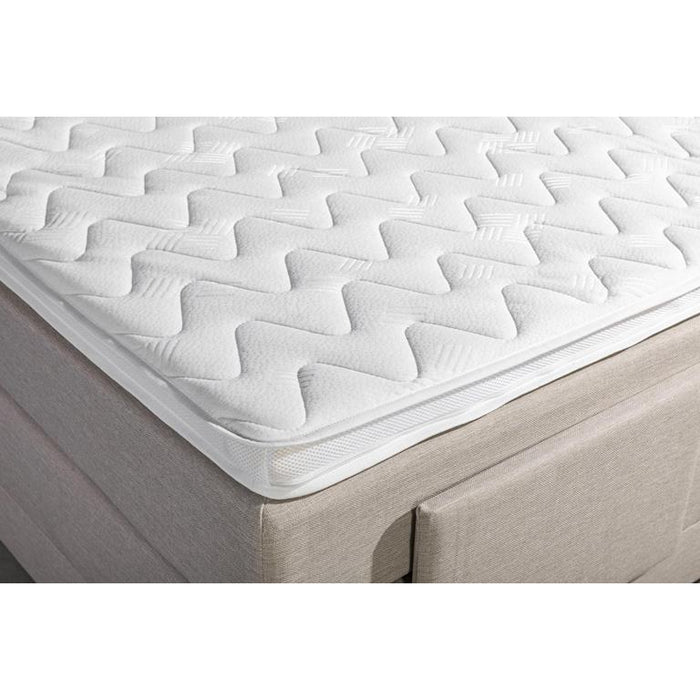 Mörgenn Elektrische boxspring Doha Beige 180x200 inclusief montage