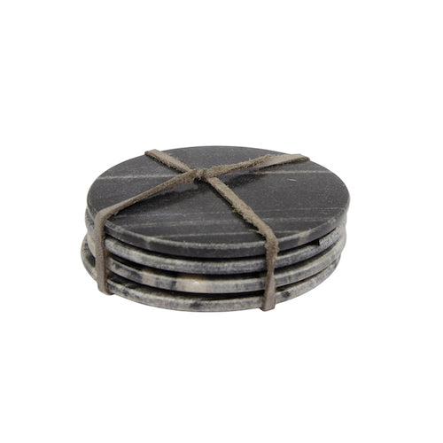 Home Delight - Onderzetter rond 4 zwart