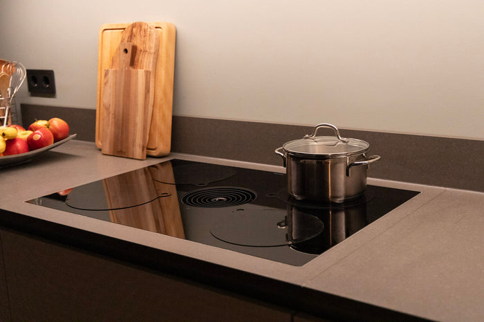 Sareva Inductiebeschermer | Kookmat Zwart ø 22 cm