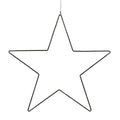 Luca Lighting Ster Hangend met Warm Witte LED - H128 x Ø58 cm - Zwart