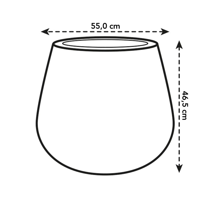elho Pure Cone Bloempot Ø 55 cm - Wit