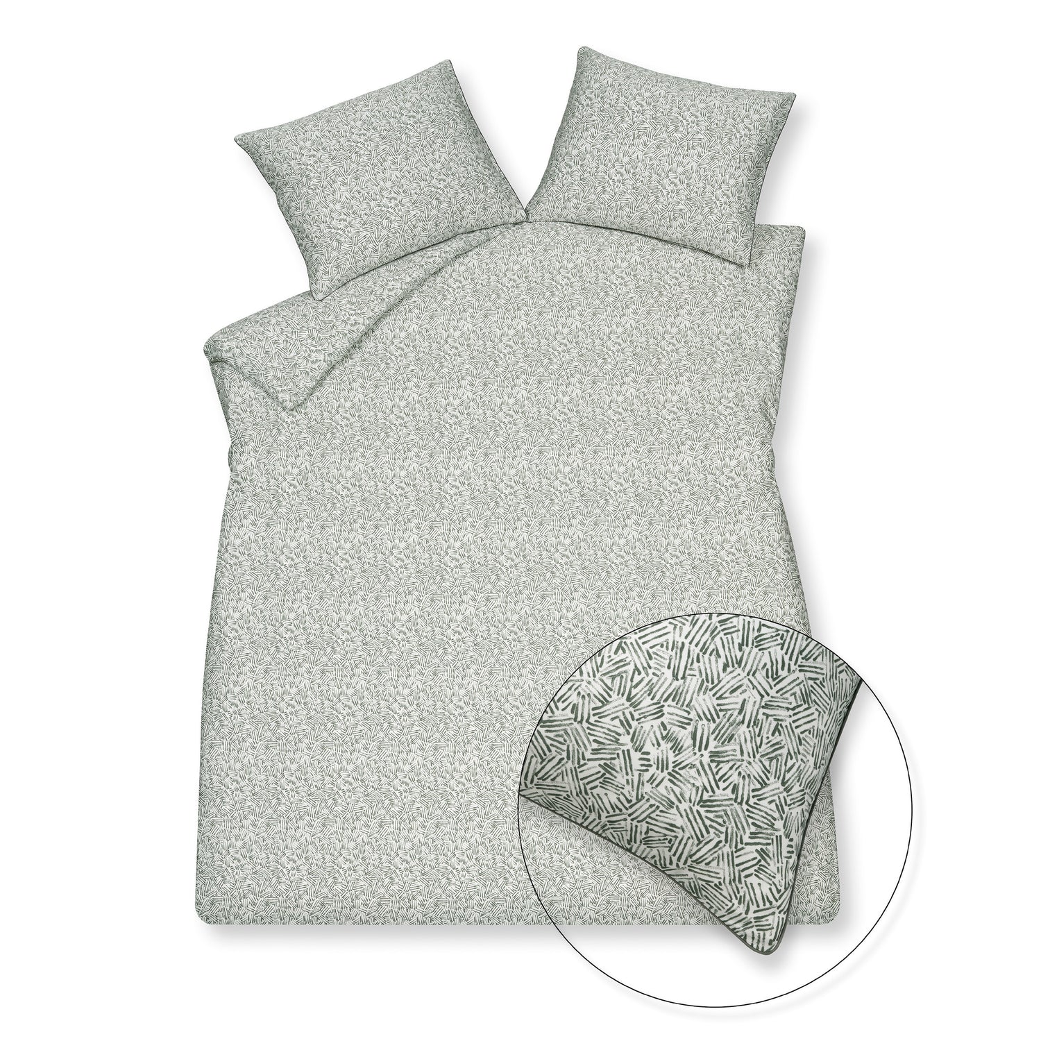 Dekbedovertrek Home 93 Sage Green 200x220 Cm