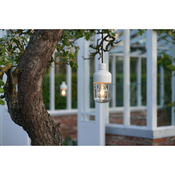 Ifö Electric Ohm hanglamp 100|215 IP44 outdoor met stekker zwart