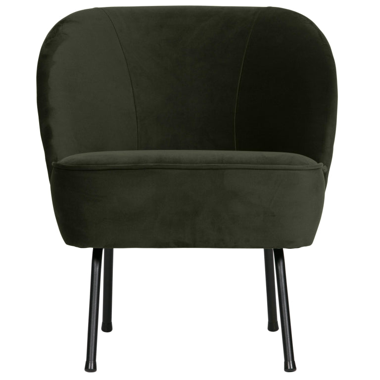WOOOD Vogue Fauteuil - Fluweel Donkergroen