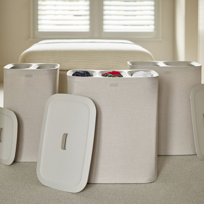 Joseph Joseph Tota Duo Wasmand 90 L - Beige