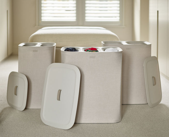 Joseph Joseph Tota Duo Wasmand 90 L - Beige