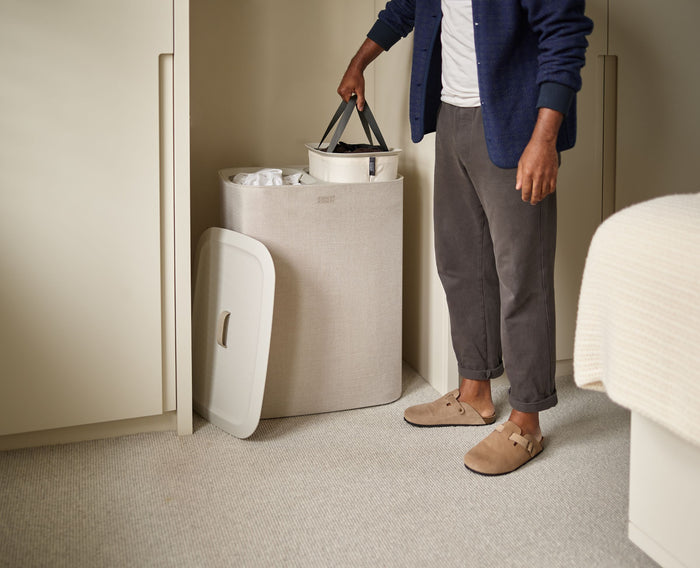 Joseph Joseph Tota Duo Wasmand 90 L - Beige