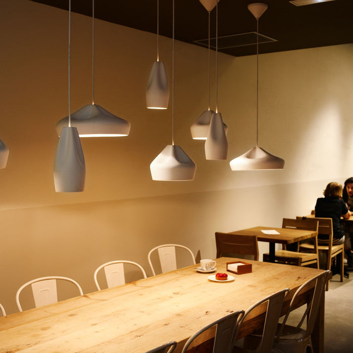 Marset Pleat Box 24 hanglamp Ø21 oker|wit