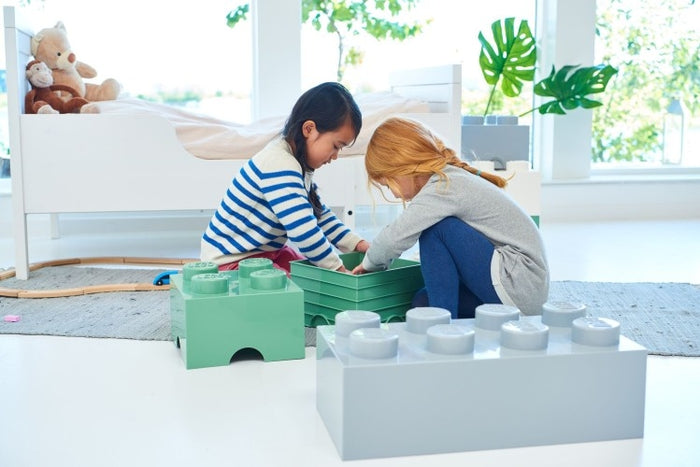 LEGO® Brick 4 Opbergbox - Zand Groen