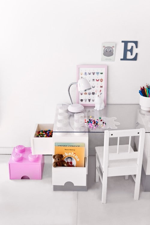 LEGO® Brick 4 Opbergbox Met Lade - Roze