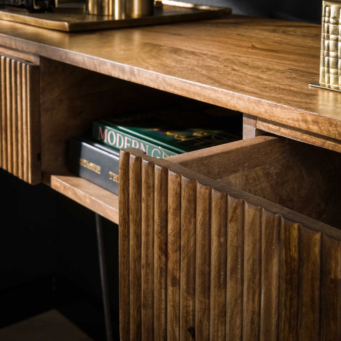 Fraaai - Sedona kaptafel 110 cm mangohout zandkleur