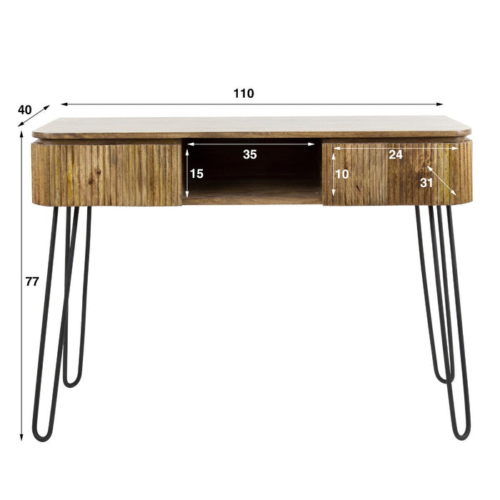 Fraaai - Sedona kaptafel 110 cm mangohout zandkleur