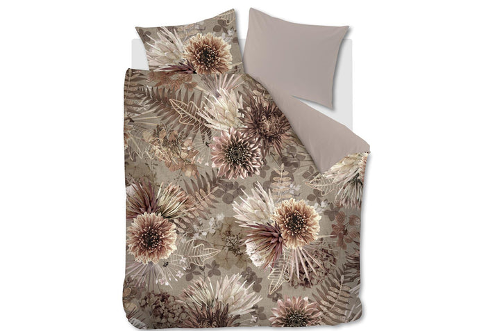 Riviera Maison dekbedovertrek Protea sand - 1-persoons (140x200|220 cm