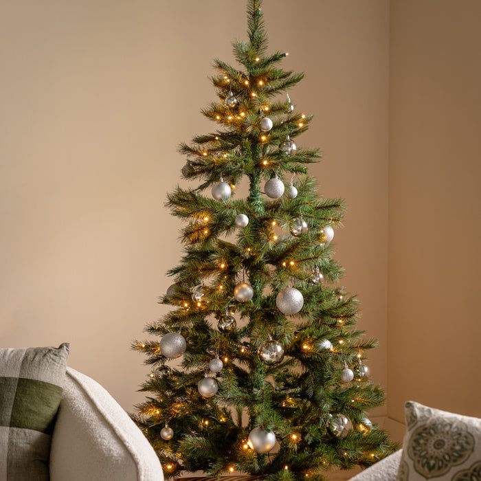 House of Seasons Kunststof Kerstballen Set van 46