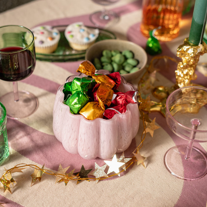 POLSPOTTEN Melon Waxinelichthouder  - Pink